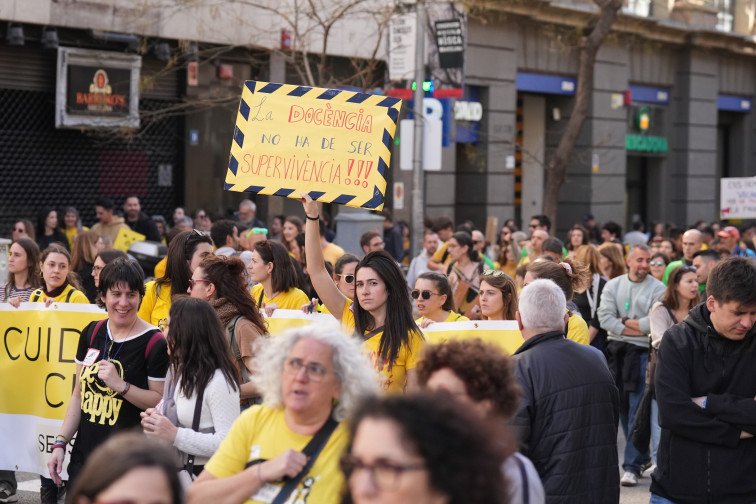 Huelga de escuelas en Catalunya: docentes rechazan la propuesta del Govern y mantienen los paros de marzo