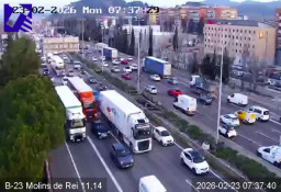 Importantes retenciones en el Baix Llobregat complican la movilidad hacia Barcelona