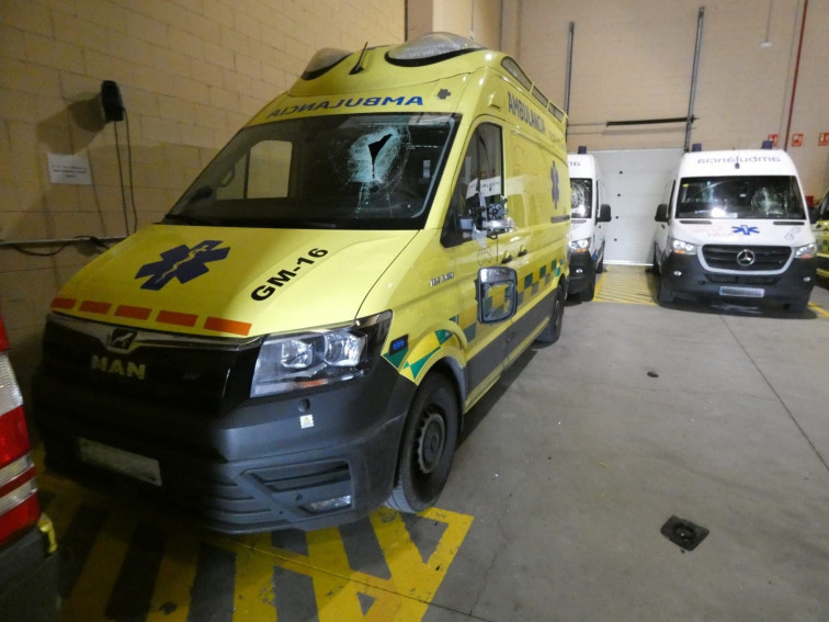 Dos detenidos en Girona por causar daños valorados en 400.000 euros a 14 vehículos sanitarios