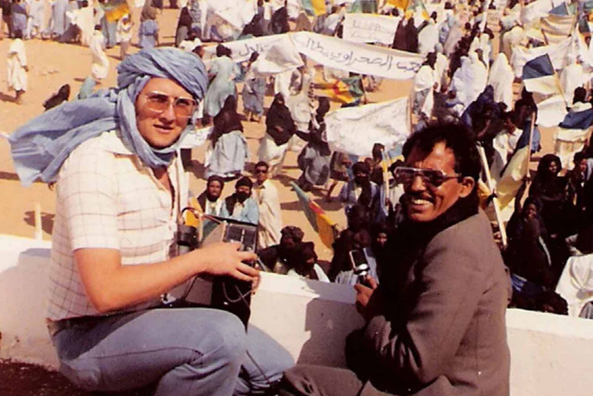 Pablo Ignacio de Dalmases con Hassan Ahmed Alí, 1975. Foto cedida