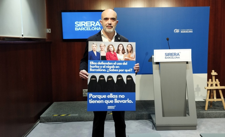 Sirera pedirá a Collboni que reclame a Sánchez prohibir el burka y niqab en espacios públicos