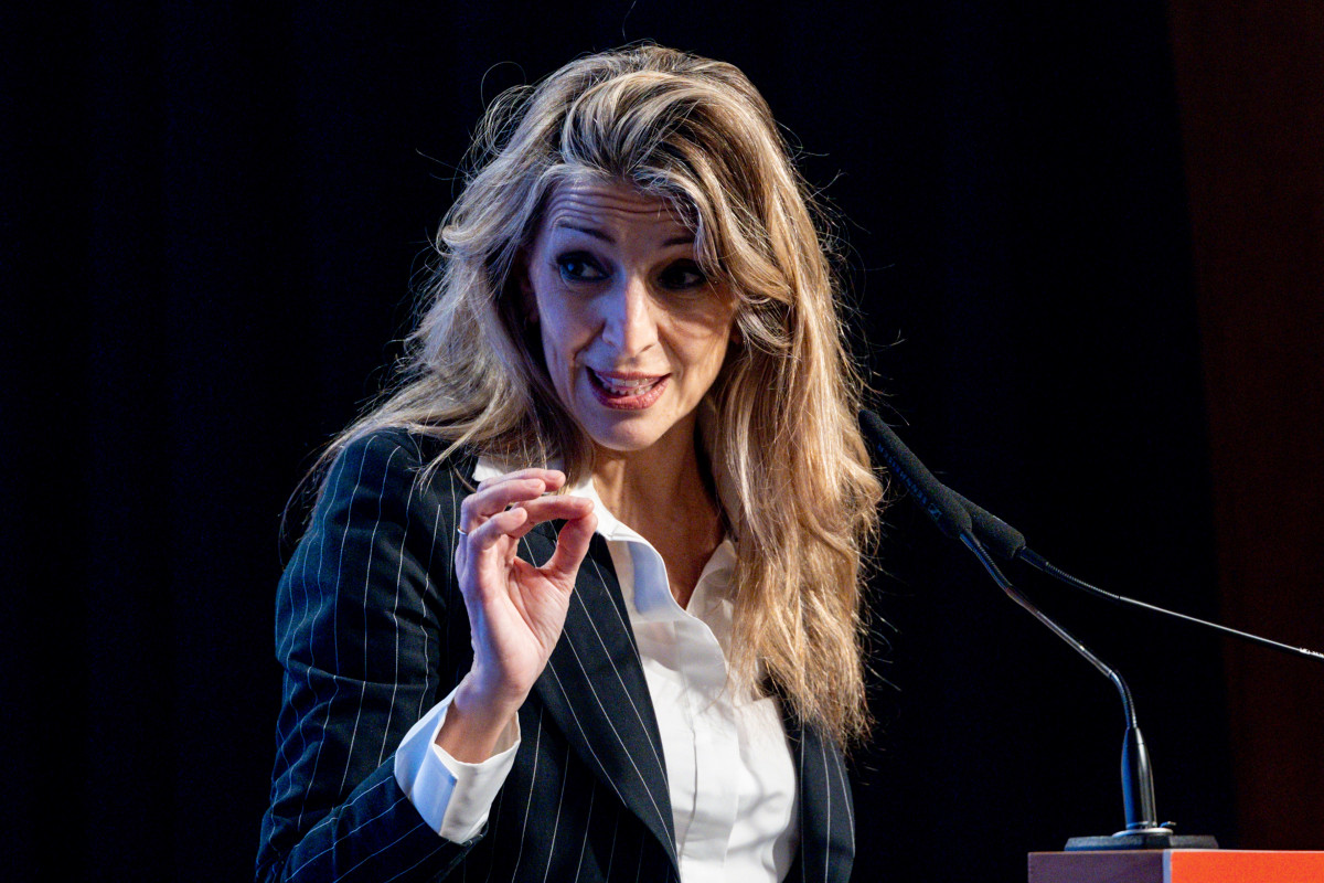 La vicepresidenta segunda y ministra de Trabajo, Yolanda Díaz. Archivo.