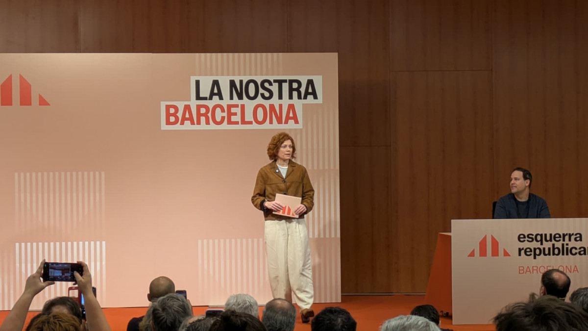 La candidata de ERC a la alcaldía de Barcelona Elisenda Alamany
