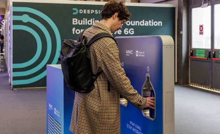 Aigües de Barcelona, del grupo Veolia, fomenta la hidratación sostenible al MWC