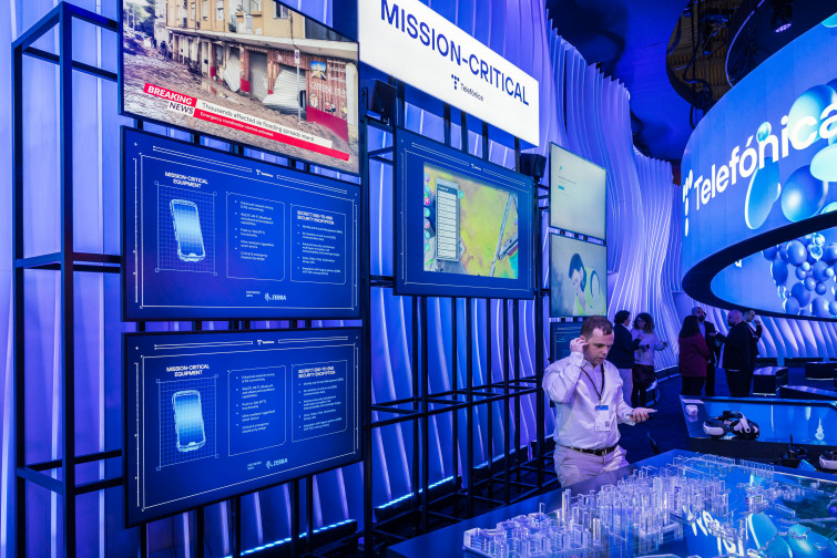 Telefónica muestra en el MWC su red de emergencias para afrontar catastrofes