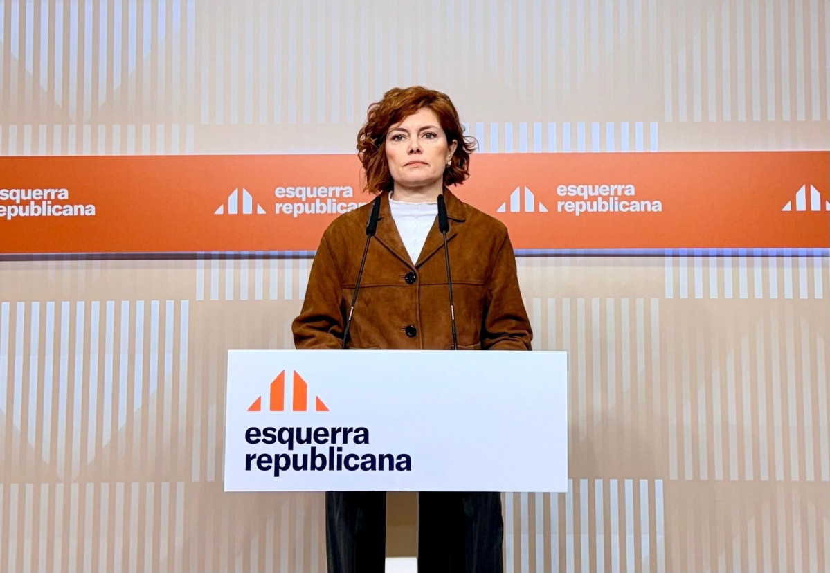 EuropaPress 7276932 secretaria general portavoz erc elisenda alamany rueda prensa