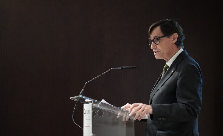 Illa tranquiliza a la industria catalana tras la amenaza de Trump: 