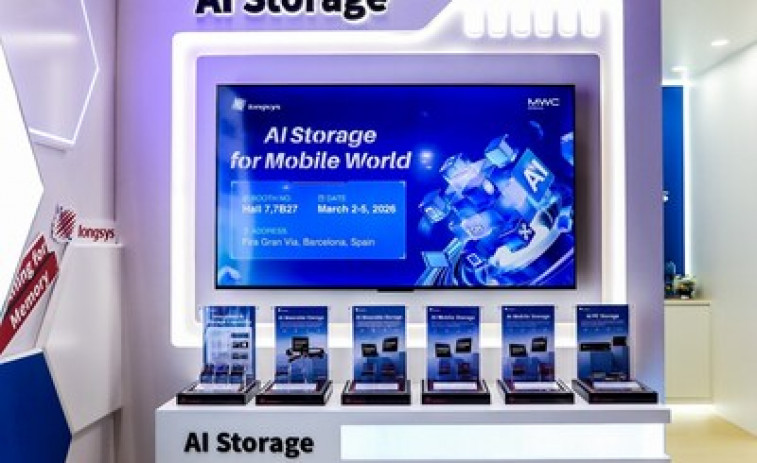 Longsys presenta en el MWC 2026 sus soluciones de almacenamiento con IA para móviles, wearables y PC