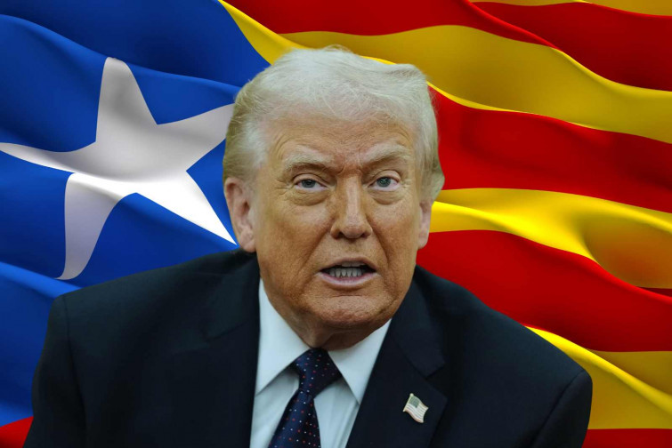 Independentistas catalanes radicales aplauden a Trump: 