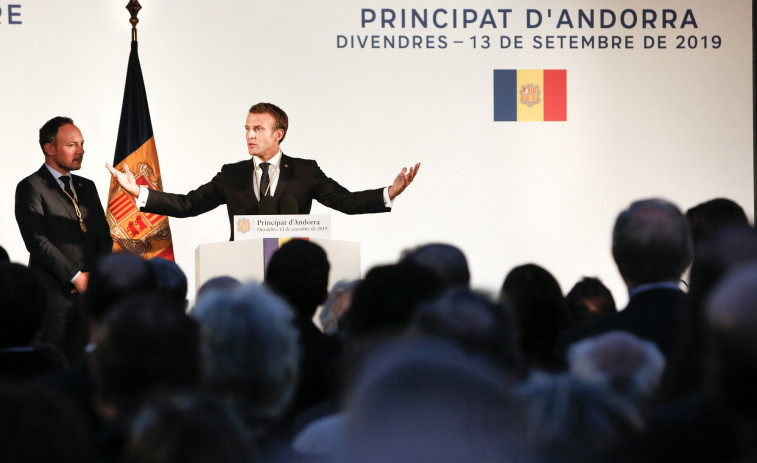 Macron visitará Andorra el 27 y 28 de abril y ofrecerá un discurso a la población
