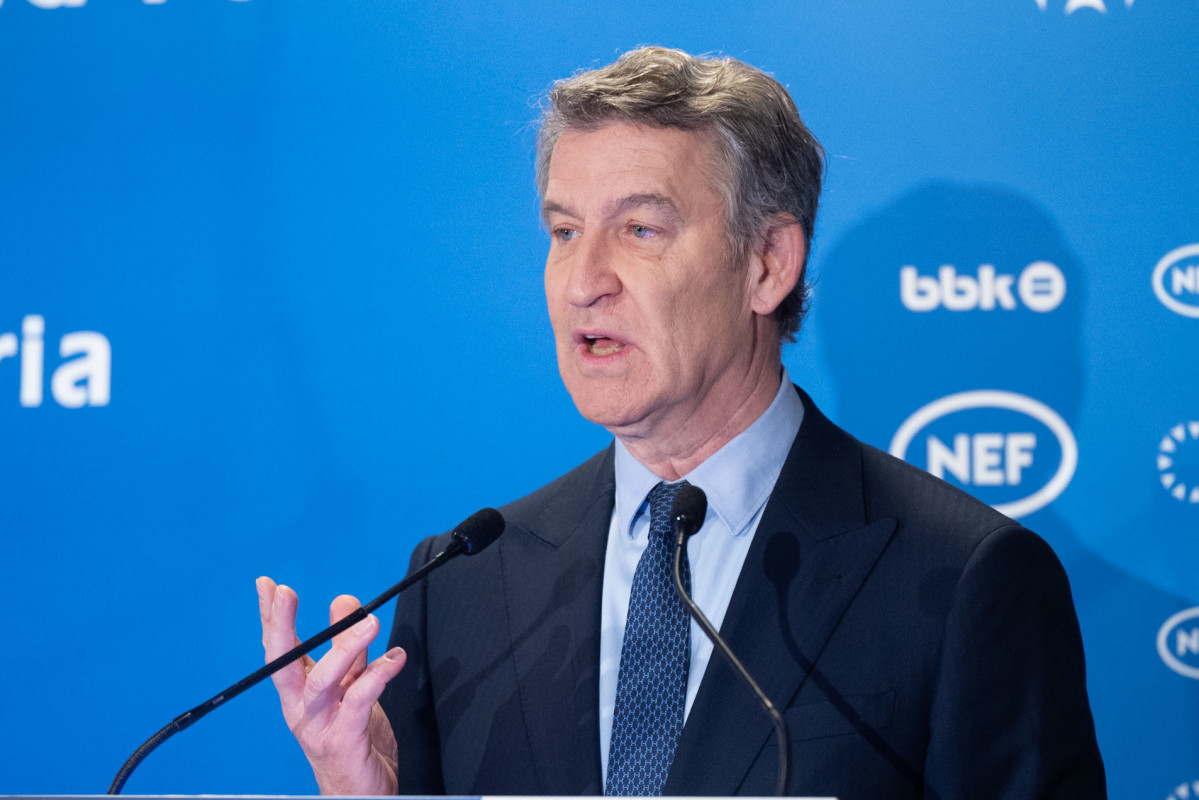 El líder del PP, Alberto Núñez Feijóo