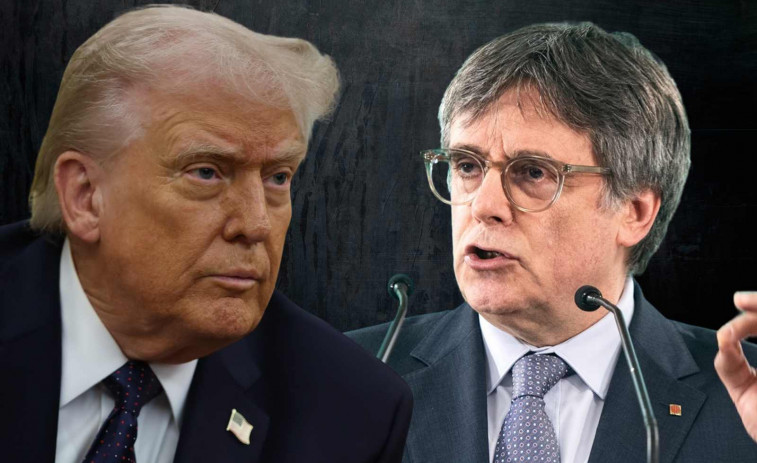 Puigdemont debate alinearse con Trump para conseguir la independencia de Catalunya