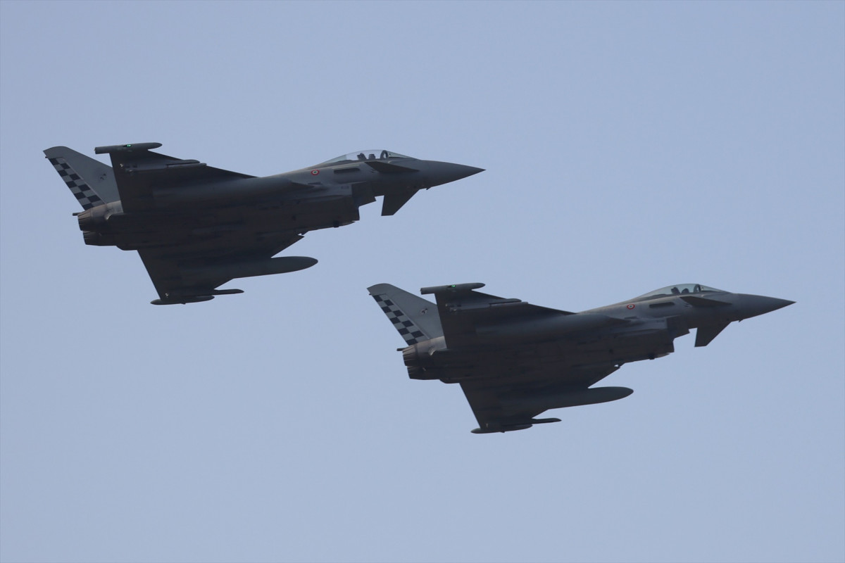 EuropaPress 7359289 11 march 2026 italy cinisi two eurofighter typhoon jets perform