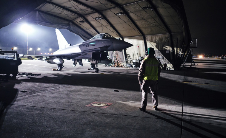 Cazas españoles interceptan a dos aviones rusos en una misión cerca de Lituania