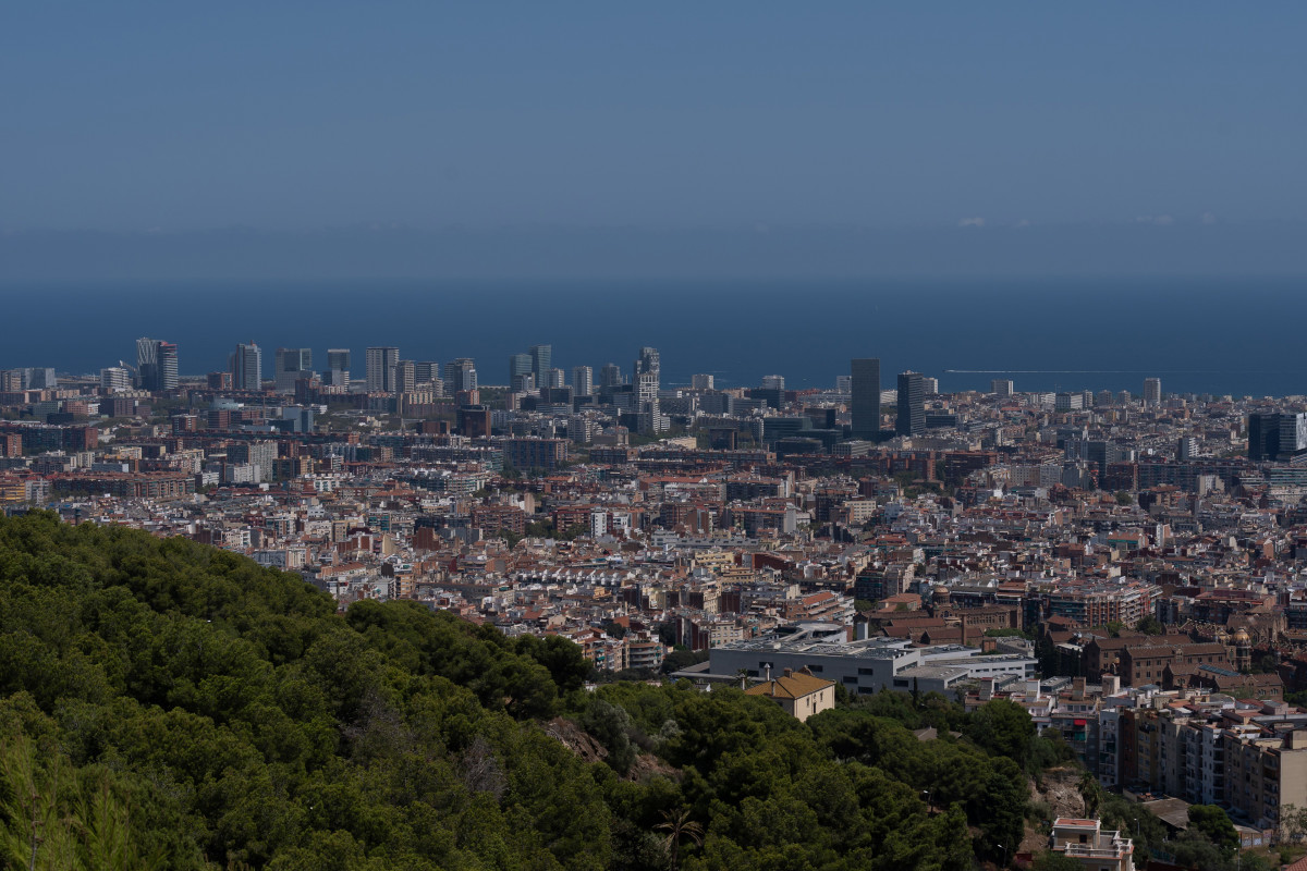 Imagen de archivo - Vista panorámica de Barcelona