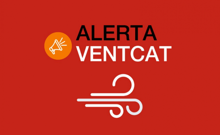 Alerta por fuertes rachas de viento en Catalunya: el plan Ventcat se activa ante rachas de hasta 100 km/h