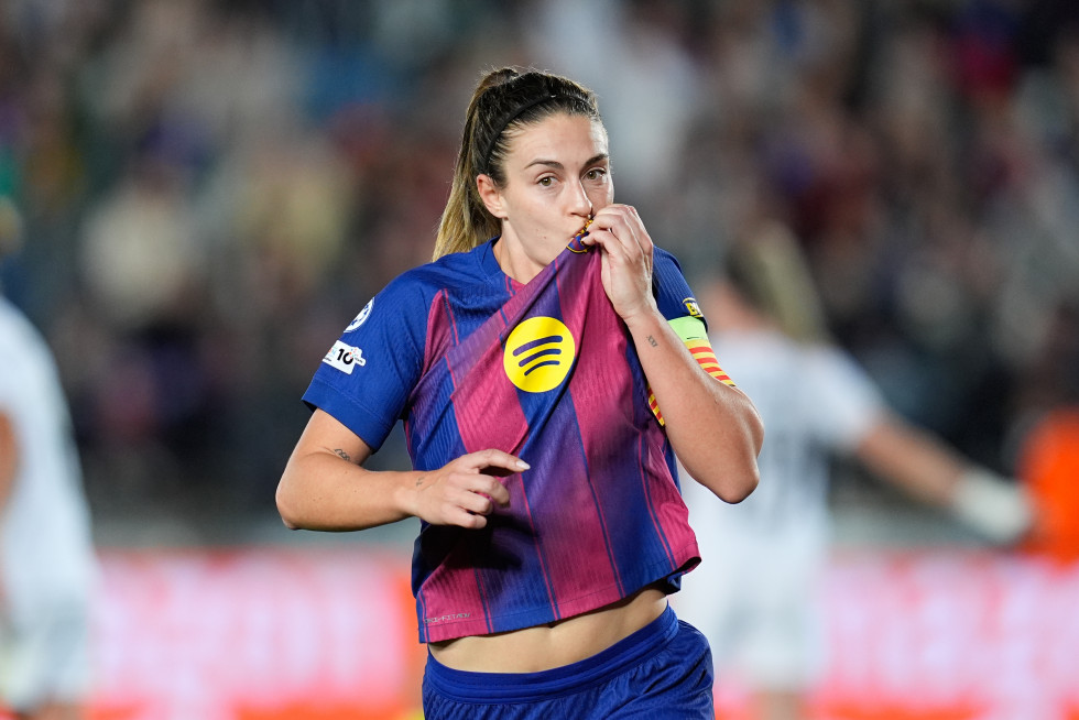 EuropaPress 7395388 alexia putellas of fc barcelona celebrates goal during the uefa womens