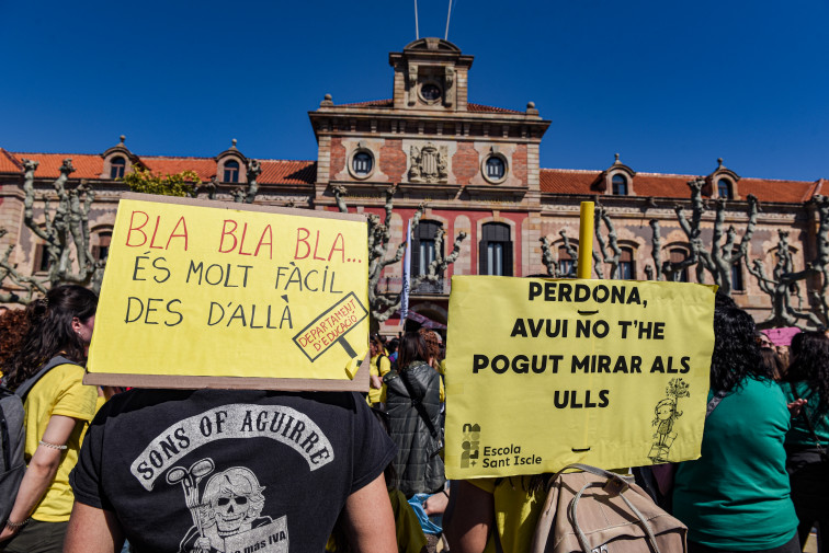 Pulso en la educación catalana: los sindicatos mayoritarios plantan a la Mesa Sectorial de Educació