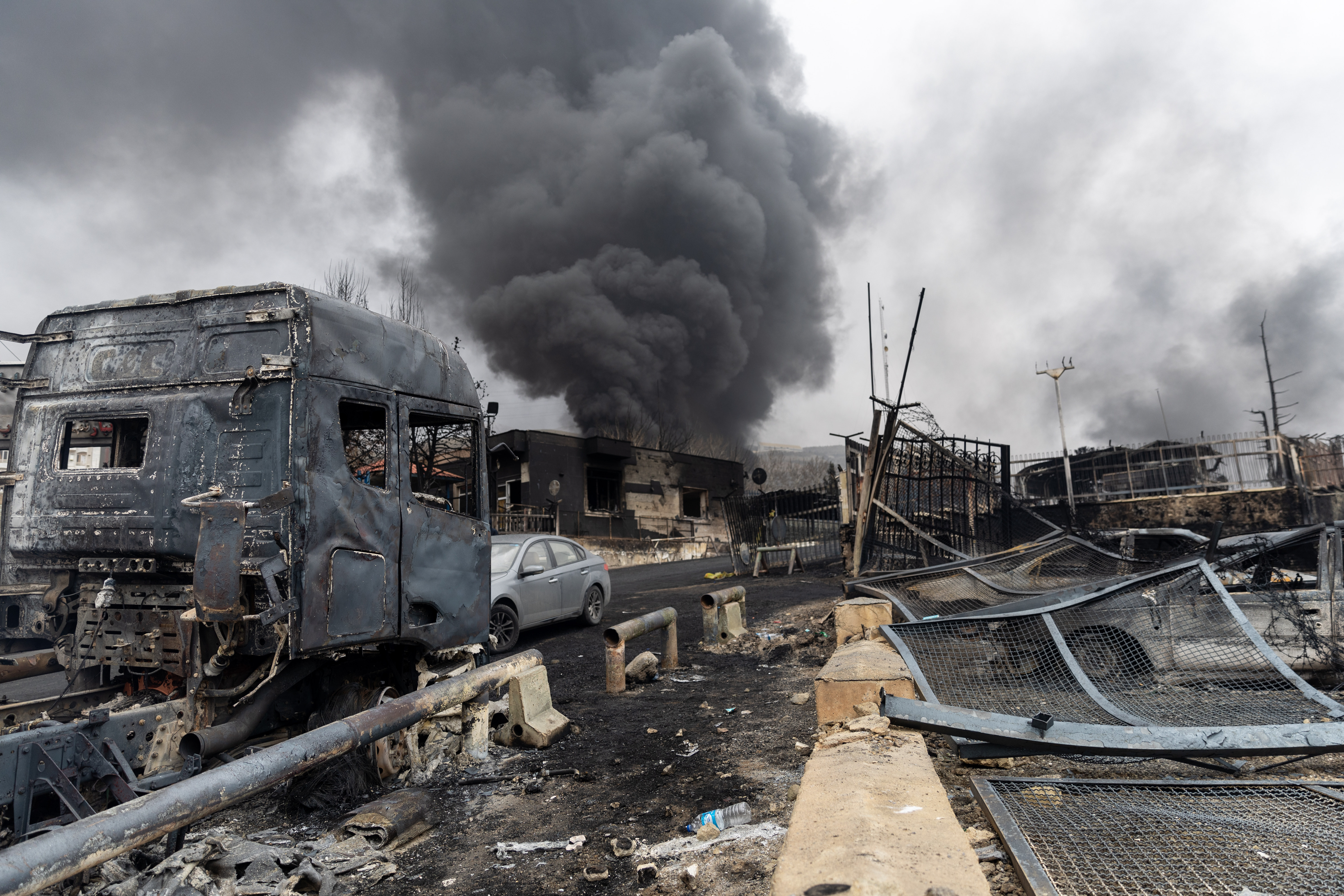 EuropaPress 7352732 march 2026 tehran tehran iran burned tanker is seen following us israeli