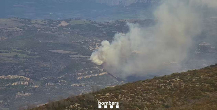 El incendio forestal de Llimiana, estabilizado