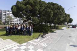 El AMB impulsa actuaciones en el Baix Llobregat para reforzar la movilidad en bicicleta y a pie