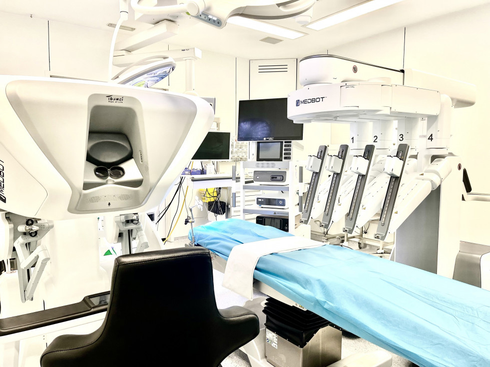 Robot en el hospital de Igualada