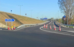 Sant Boi estrena la salida de la rotonda elíptica de la B-25 dirección Castelldefels