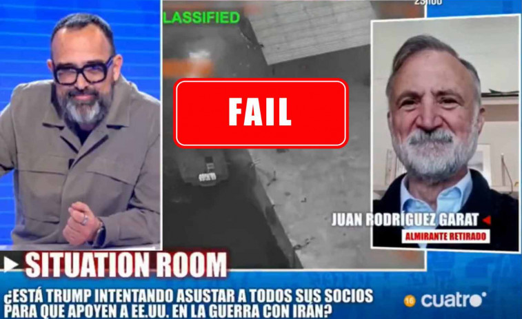VÍDEO | Risto Mejide intenta pillar a Pedro Sánchez y un almirante lo deja en ridículo en directo