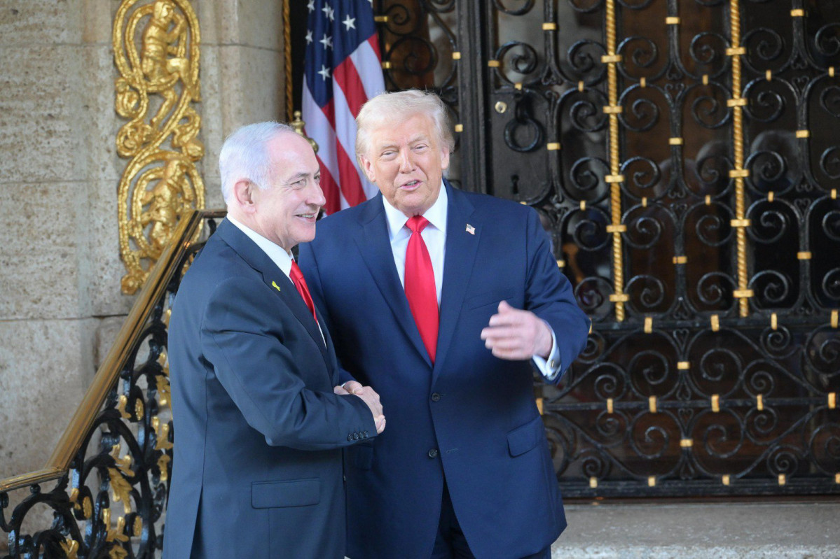 EuropaPress 7190285 29 december 2025 us palm beach us president donald trump receives israeli
