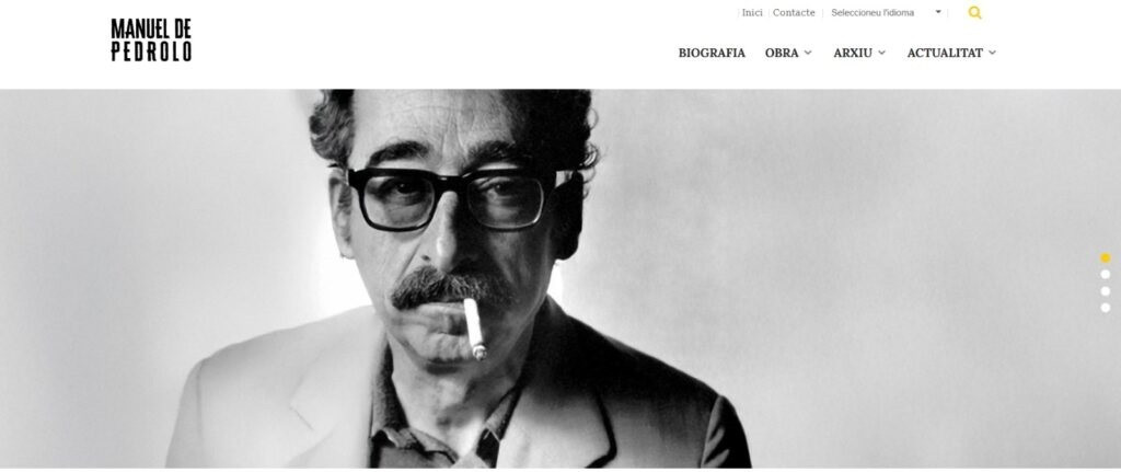 EuropaPress 7415390 diputacion lleida impulsa pagina web manuel pedrolo