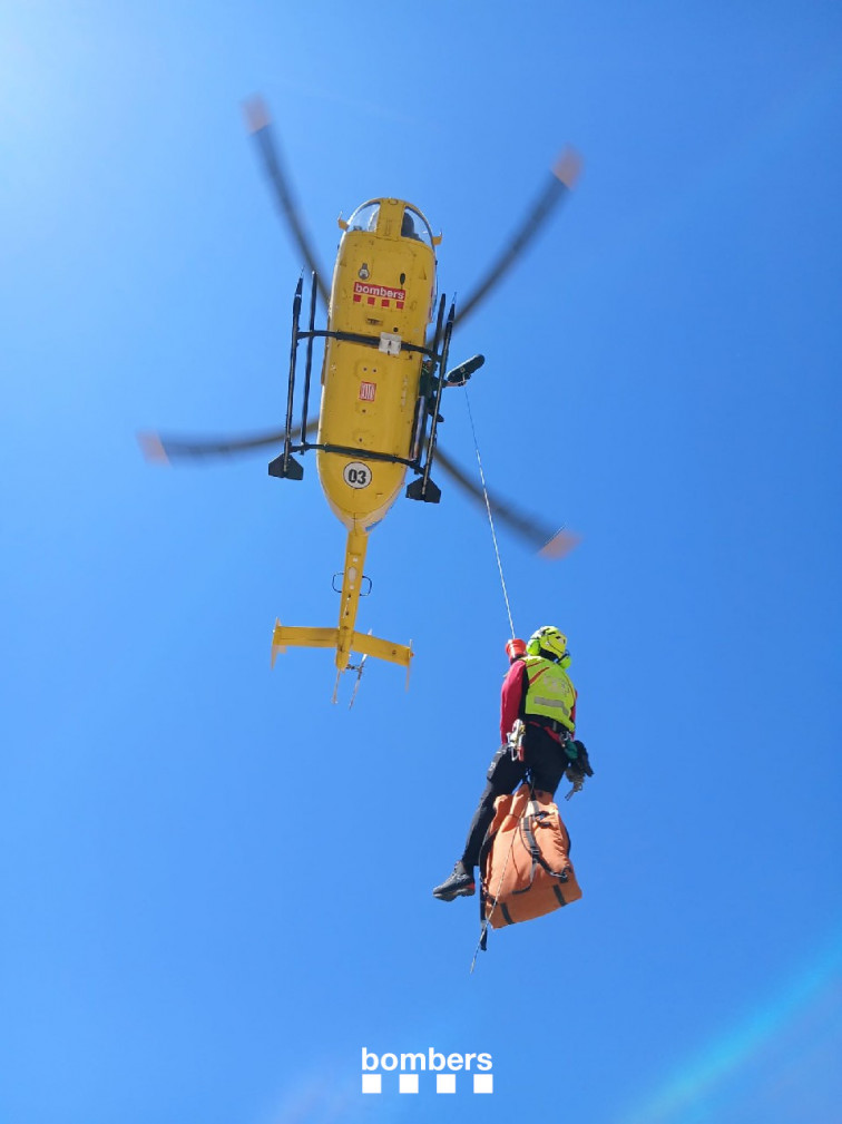 Bombers de Catalunya realizan 9 rescates en entornos naturales con un accidente crítico incluido