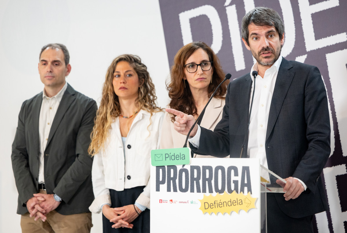 EuropaPress 7417930 ministro cultura ernest urtasun interviene rueda prensa espacio ecooo abril