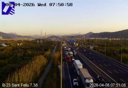 Importantes retenciones en el Baix Llobregat complican la circulación en varias vías principales