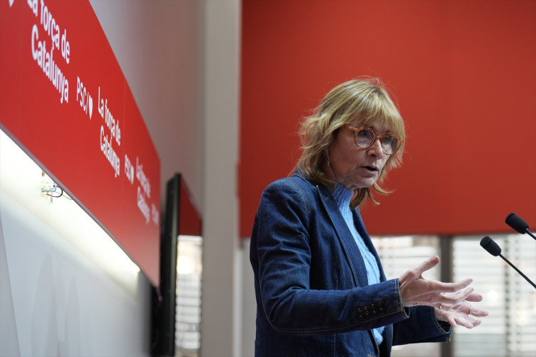 EuropaPress 7277133 viceprimera secretaria portavoz psc lluisa moret rueda prensa sede psc