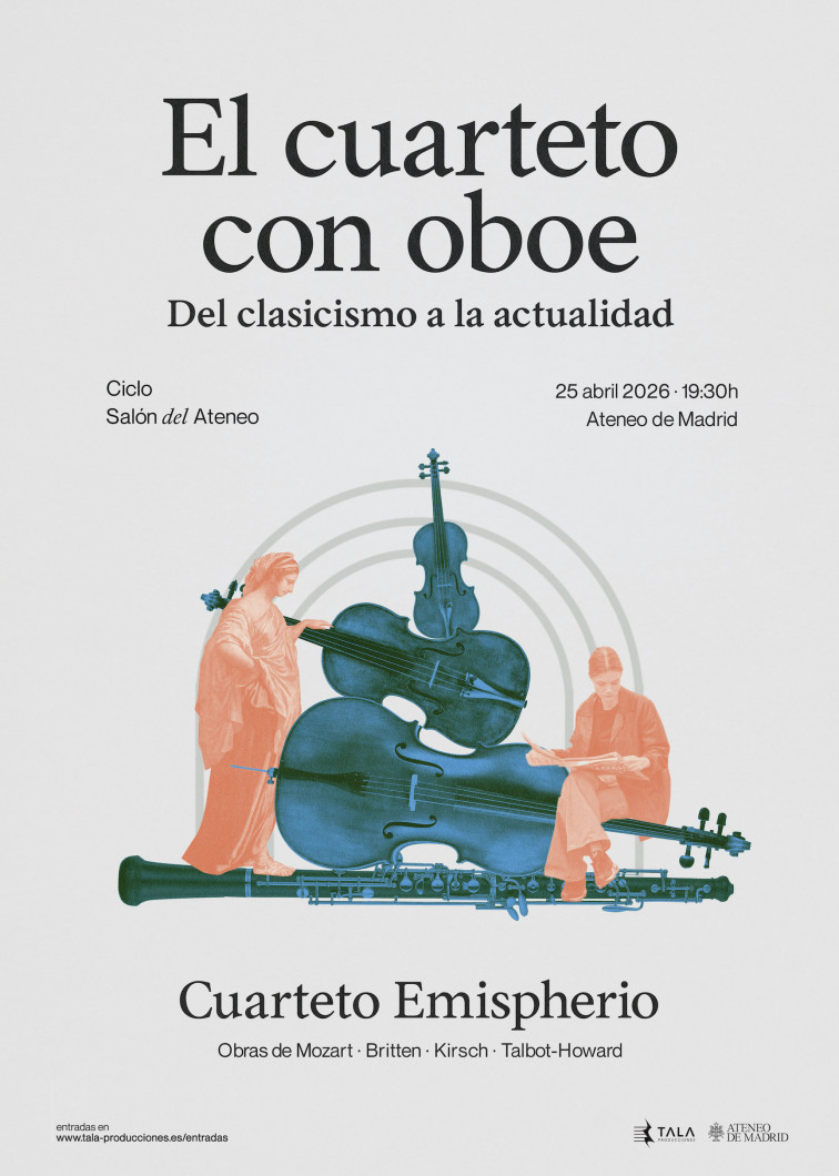 Del clasicismo a la actualidad: el oboe toma protagonismo en el nuevo concierto del Salón del Ateneo