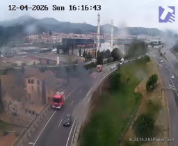 Reabren un carril en la AP-7 en El Papiol tras haberlo cortado por el incendio de un coche en dirección Girona