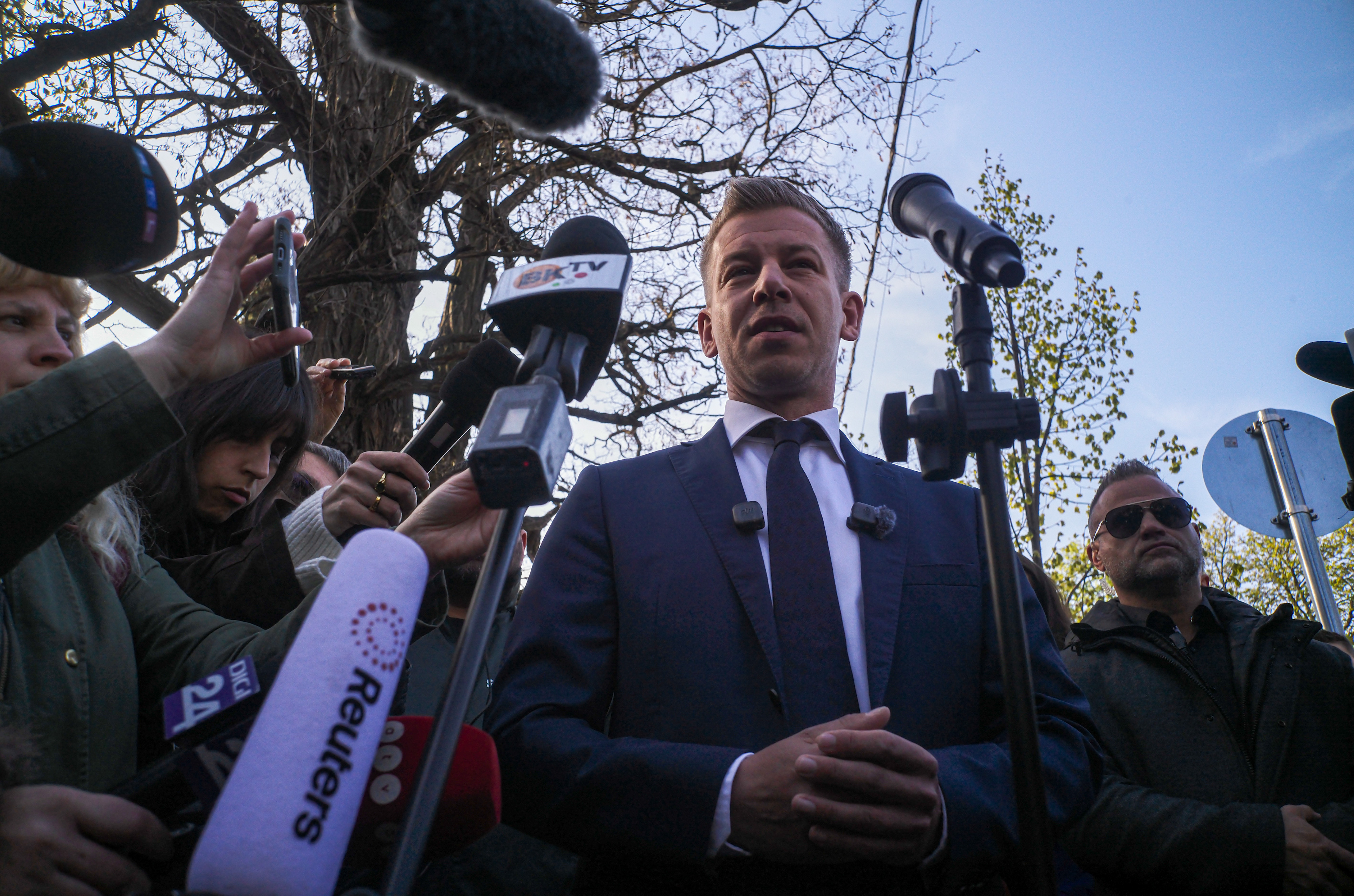 EuropaPress 7434272 12 april 2026 hungary budapest hungarian opposition leader peter magyar