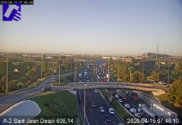 Importantes retenciones de tráfico en el Baix Llobregat durante la hora punta matinal