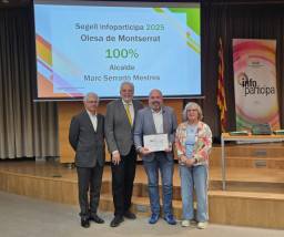 El Ayuntamiento de Olesa logra por duodécimo año consecutivo el sello de transparencia Informativa