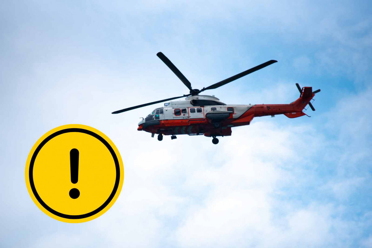 Helicóptero, alerta   CANVA