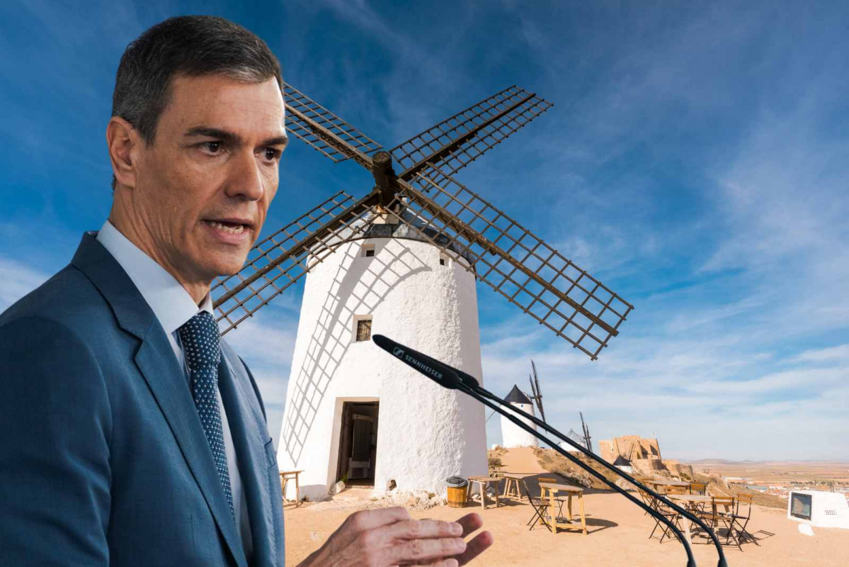 Pedro Sánchez, molino de viento   EUROPA PRESS