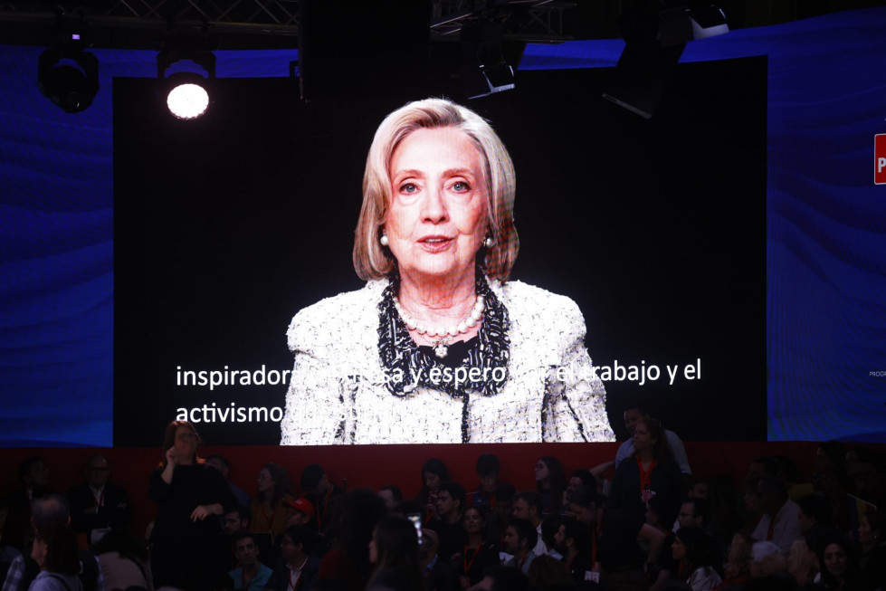 EuropaPress 7450989 exsecretaria estado estadounidense hillary clinton intervencion grabada