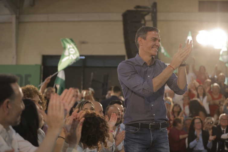 EuropaPress 7452696 presidente gobierno pedro sanchez intervenido domingo acto gibraleon huelva