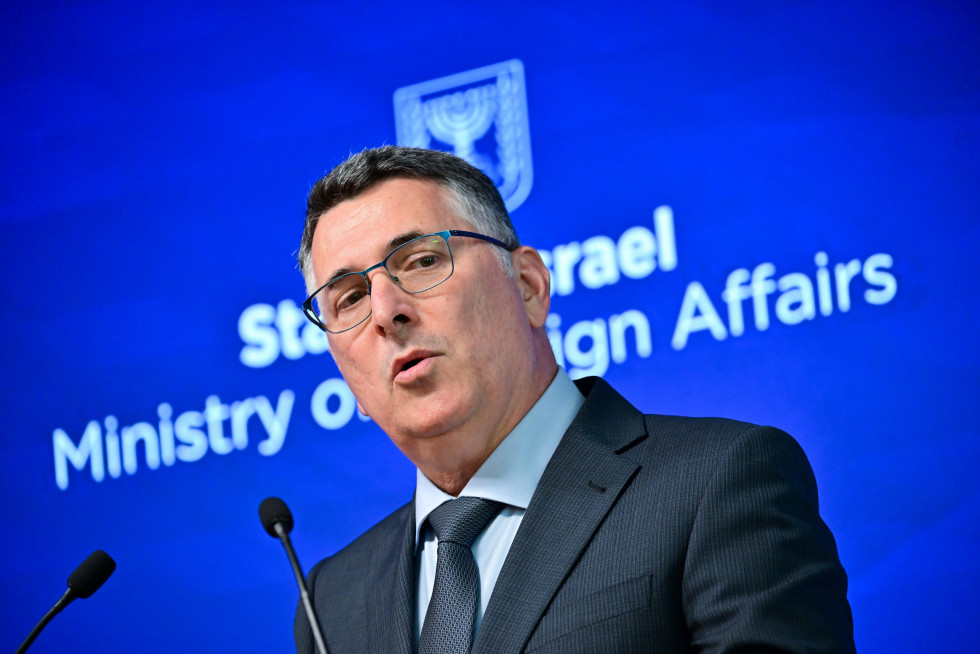 EuropaPress 7355302 10 march 2026 israel tel aviv israeli foreign minister gideon saar attends