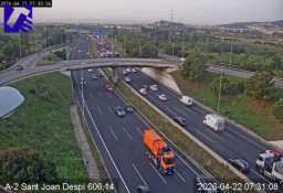 Importantes retenciones de tráfico colapsan los accesos a Barcelona desde el Baix Llobregat