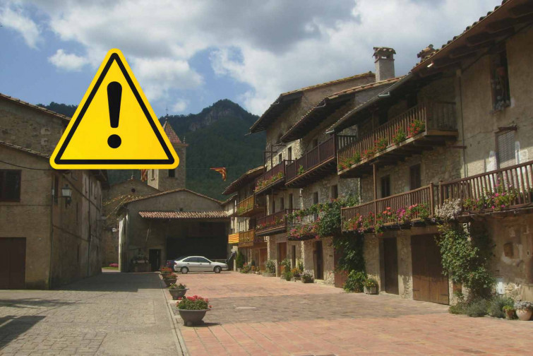 Hostalets de'n Bas, alerta   CANVA