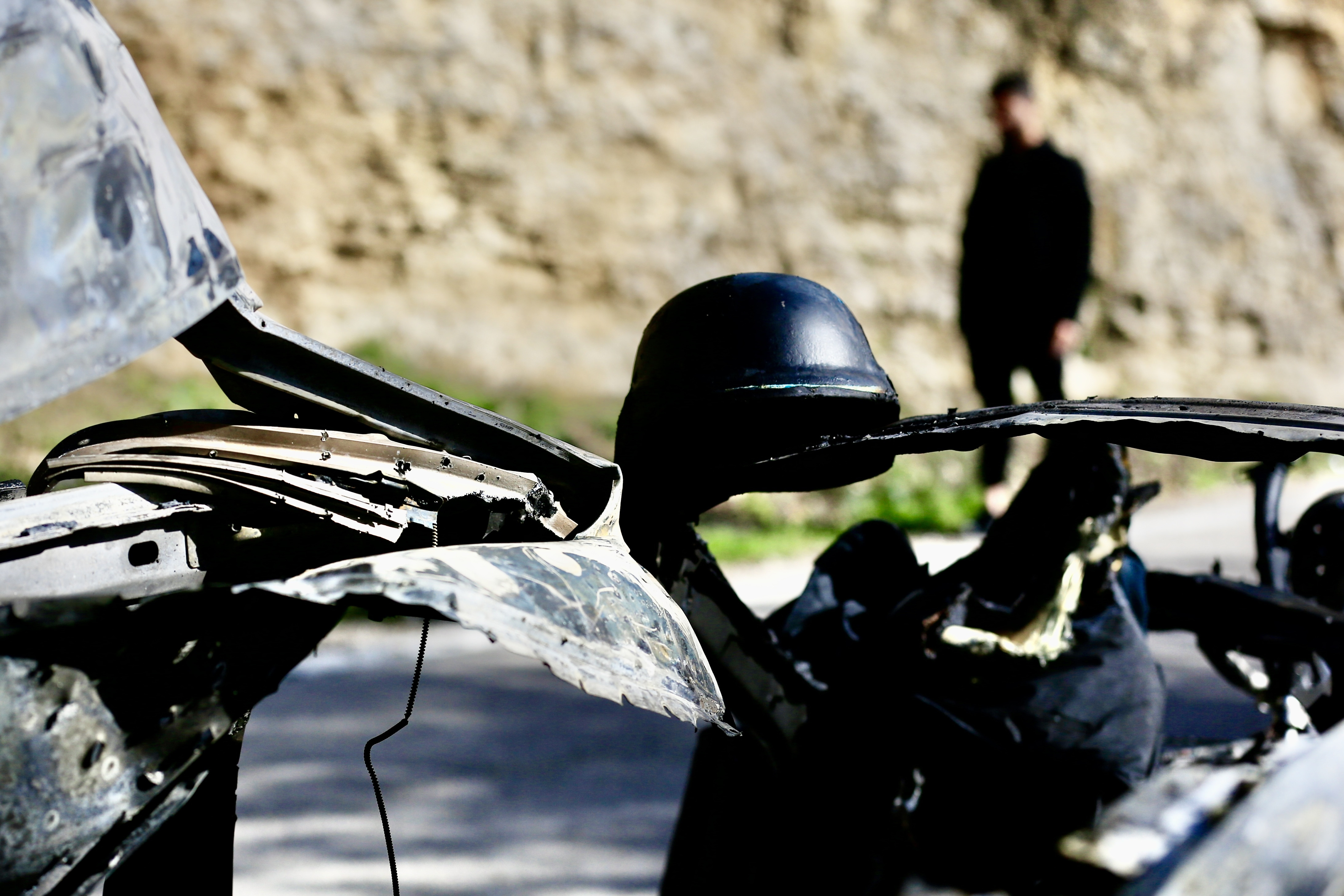 EuropaPress 7466412 jezzine march 29 2026    this photo taken on march 28 2026 shows car