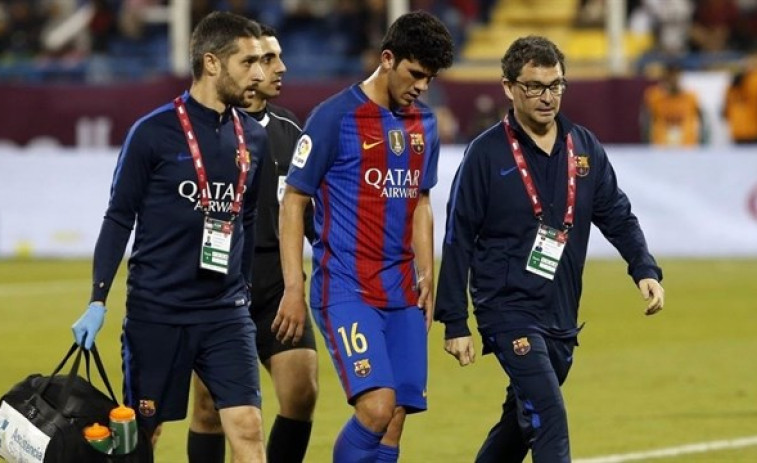 El canterano blaugrana Carles Aleñá se pierde el final del año por lesión