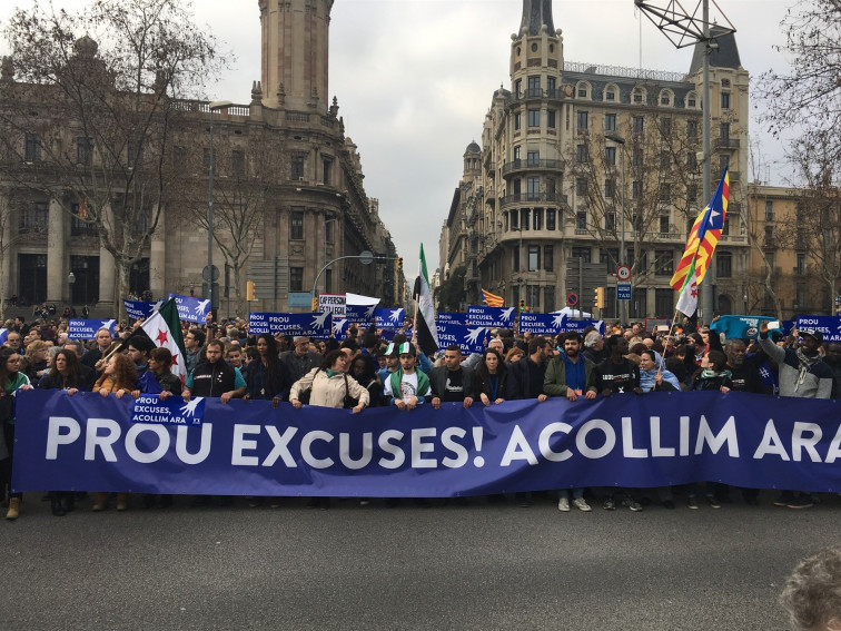 Barcelona se echa a la calle para reclamar la acogida de refugiados