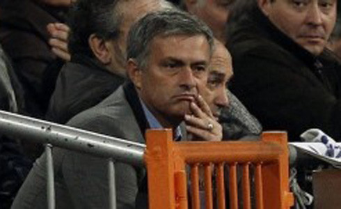 Mourinho en la grada